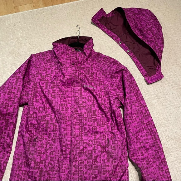 Columbia Outer West Interchange 3in1 shell jacket windbreaker Women’s Small - Picture 7 of 11